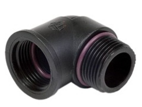 PP-Gewindefitting Winkel 1/2 ig - 1/2 ag PP-Gewindefitting Winkel 1/2 ig - 1/2 ag