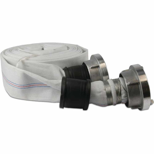 Bau-und Industrieschlauch EPDM/Polyester 52 mm Storz KA 66 10bar Weiß 30m Typ 52C Bau-und Industrieschlauch EPDM/Polyester 52 mm Storz KA 66 10bar Weiß 30m Typ 52C