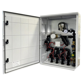 Ventilverteilung zur Wandmontage, 4 Ventile